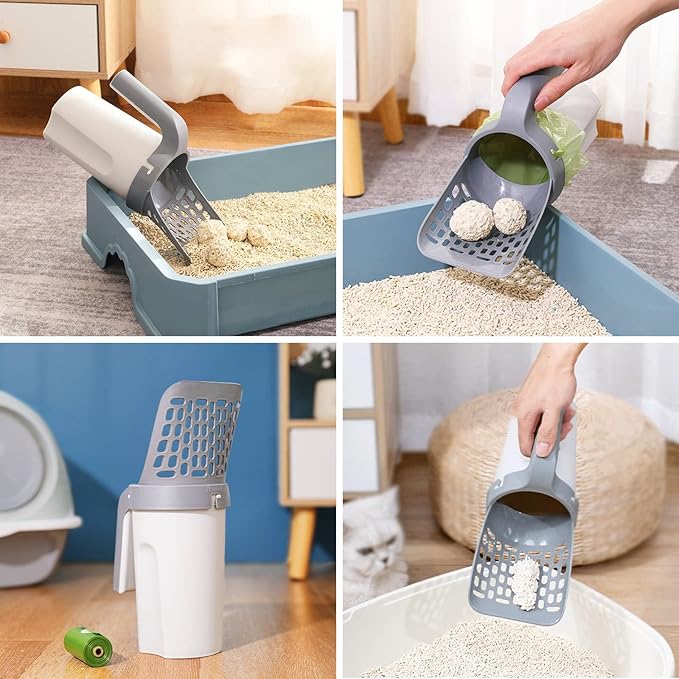 Quick Scoop kattsandspade med behållare