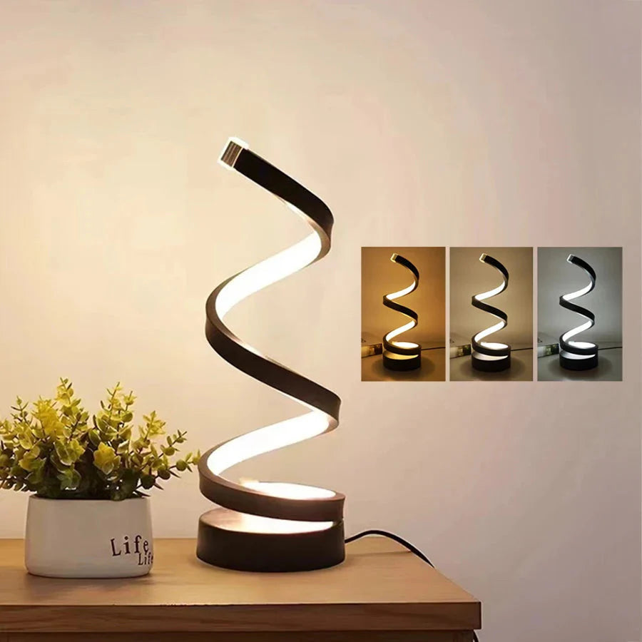 Spiral Bordslampa