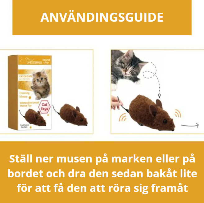 Musleksak för katter & hundar